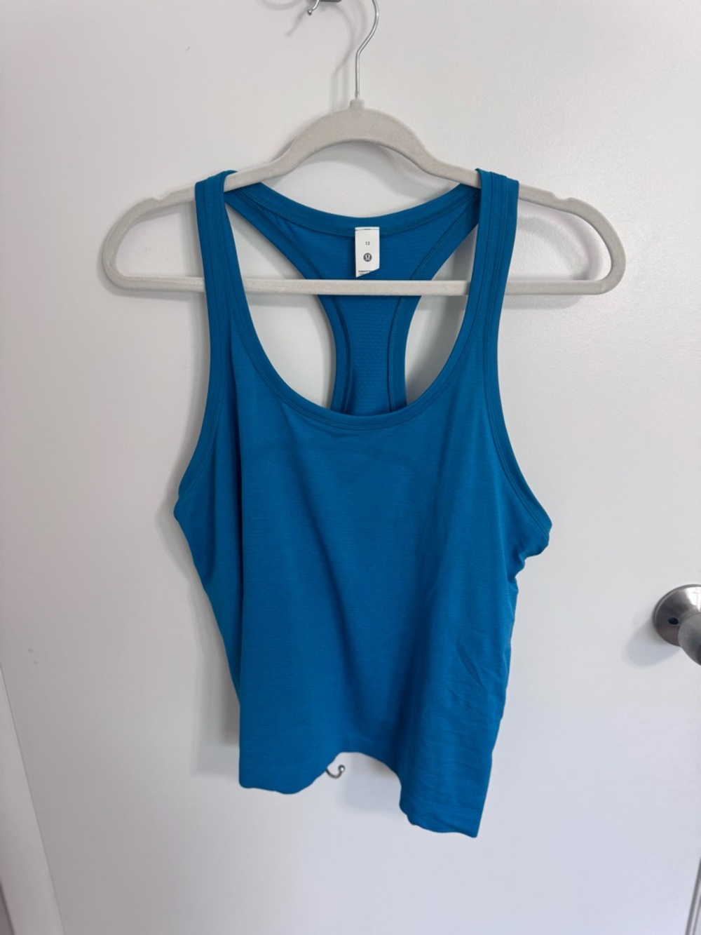 lululemon athletica Blue Racerback Tank Top hip length